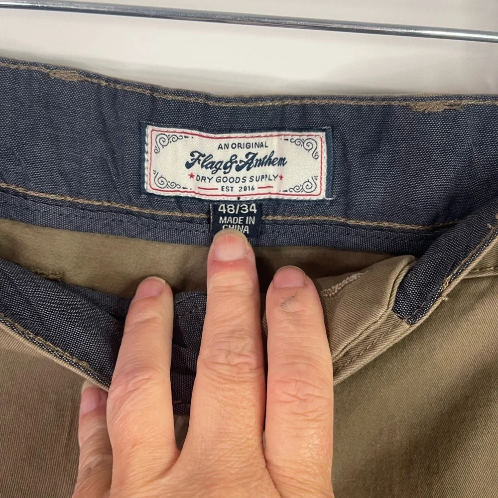 Flag & anthem‎ Classic Men's Khaki Chinos.